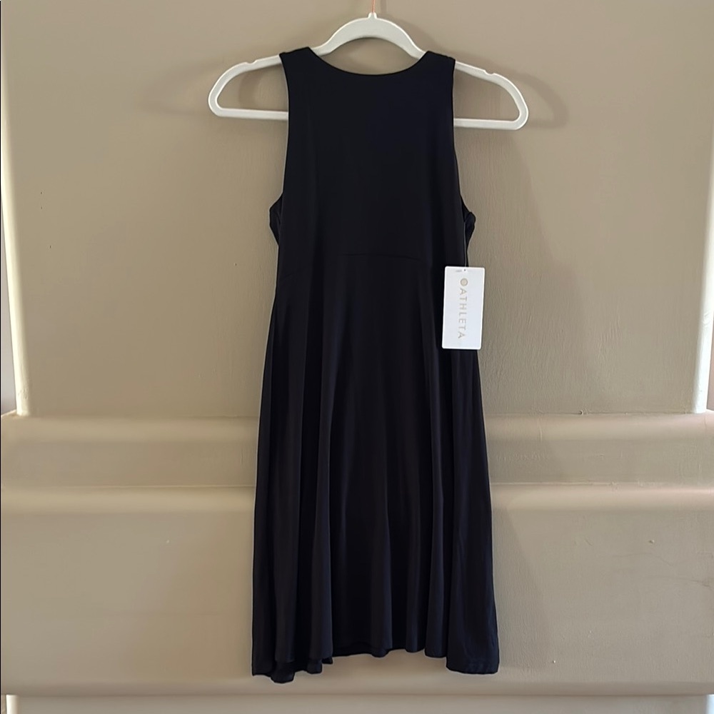 Athleta Santorini Thera Dress. True Black. XS. NWT